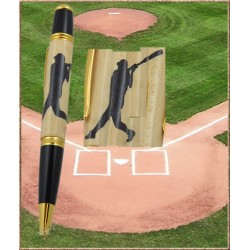Baseball Batter Inlay Pen