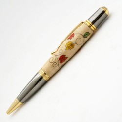 Fall Leaves Inlay Pen