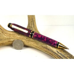 Burgundy Pebble Cigar Pencil
