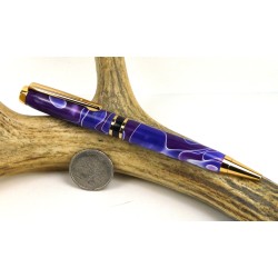 Blue Purple Swirl Elegant American Pen