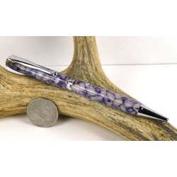 Purple Pebble Slimline Pen